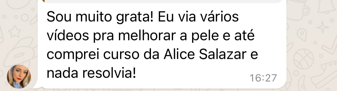 Resultado de aluna